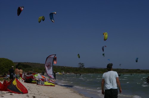 Kitesurfing in Langebaan