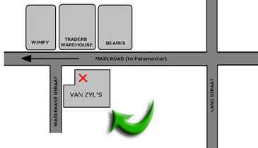 Map to Van Zyl's